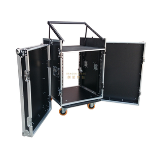 16U DJ FlightCasewith Mixer Racks 