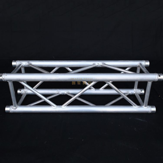 Tipo global 50x3mm 290mm Treliça de torneira quadrada Treliça de iluminação de alumínio para eventos 0,5m 1m 1,5m 2m 2,5m 3m / 1,64 pés 3,28 pés 4,92 pés 6,56 pés 8,2 pés 9,84 pés 