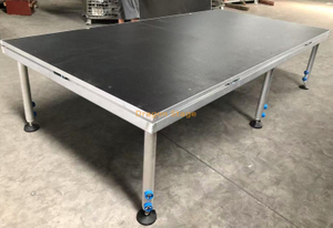 6 Performance ao ar livre performance não deslizamento Quick Stage 2x1m portátil