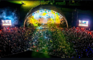 Sistema de treliça de hemisfério de parafuso de alumínio Doma 21x10.5m